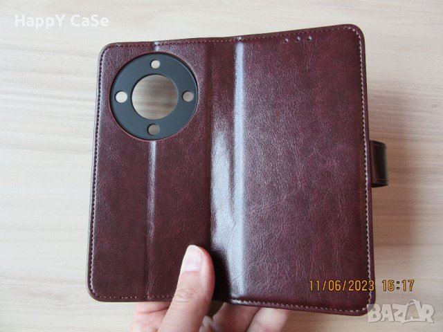 Honor Magic 6 Lite / Magic 5 Lite / Кожен калъф кейс тип тефтер, снимка 10 - Калъфи, кейсове - 40980972