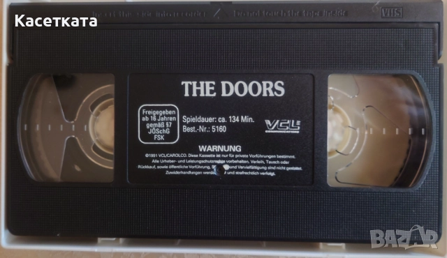 Видеокасета VHS The Doors , снимка 3 - Други жанрове - 52233088