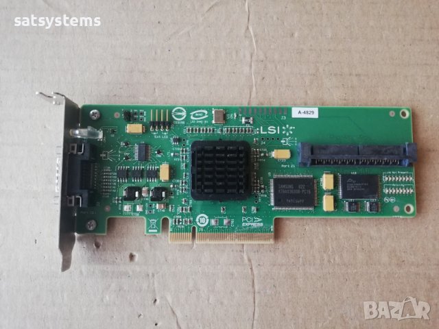 LSI Logic SAS3442E-HP 3 Gb/s SAS RAID Controller Card PCI-E