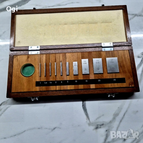 Плоскопаралелни краещни мерки MITUTOYO , снимка 1 - Шублери - 53330737