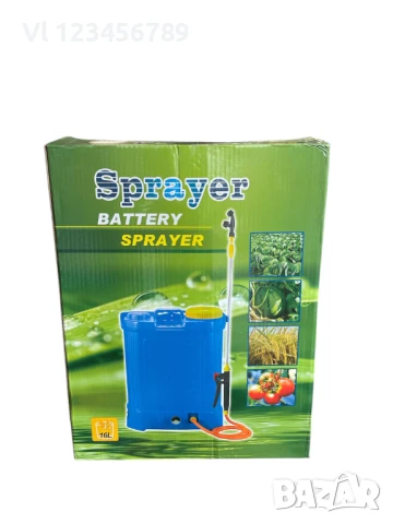 акумулаторна гръбна пръскачка Kraftroyal -16 л,