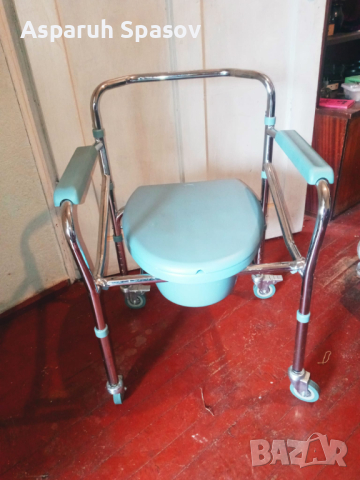 Инвалидна количка, тоалетна и проходилка , снимка 5 - Инвалидни колички - 44835689