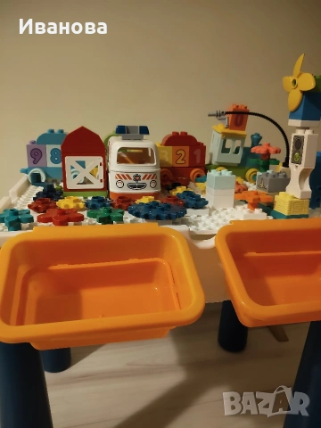 Детска маса за редене + голям лот Lego Duplo, снимка 6 - Конструктори - 53726737