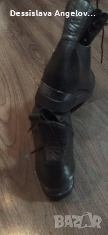 Дамски летни боти естествена кожа 38, снимка 5 - Дамски ежедневни обувки - 42300835