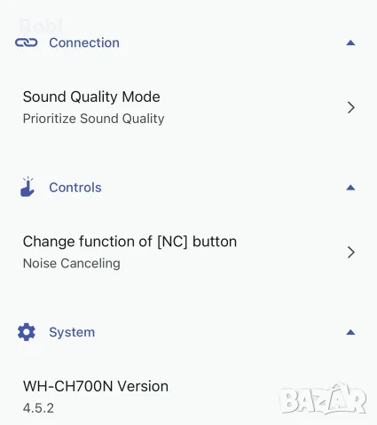 Sony WH-CH700N – Wireless Noise Cancelling – Black, снимка 15 - Bluetooth слушалки - 55953749