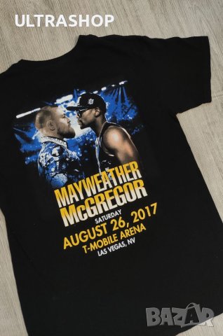 Мъжка тениска М размер Floyd Mayweather vs Conor McGregor, снимка 2 - Тениски - 40811340