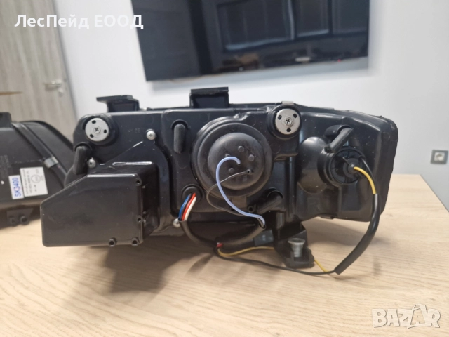 Комплект фарове дневни LED TFL оптика Audi A6 тип 4B 97-01 хром, снимка 5 - Части - 51961490