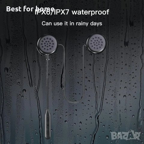 Bluetooth слушалки за мотоциклетна каска с Bluetooth 5.0 ултратънки безжични слушалки за каска, снимка 3 - Слушалки и портативни колонки - 53706364