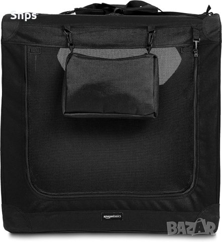 Висококачествена кошница за големи домашни любимци, сгъваема- 106 см/черна, снимка 4 - За кучета - 41063770