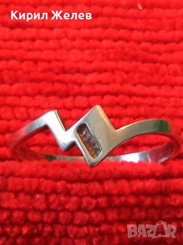 НЕЖЕН СРЕБЪРЕН ВИНТИДЖ АРТ ДАМСКИ ПРЪСТЕН СРЕБРО 925 МАЙСТОРСКА ФИНА ИЗРАБОТКА 38287