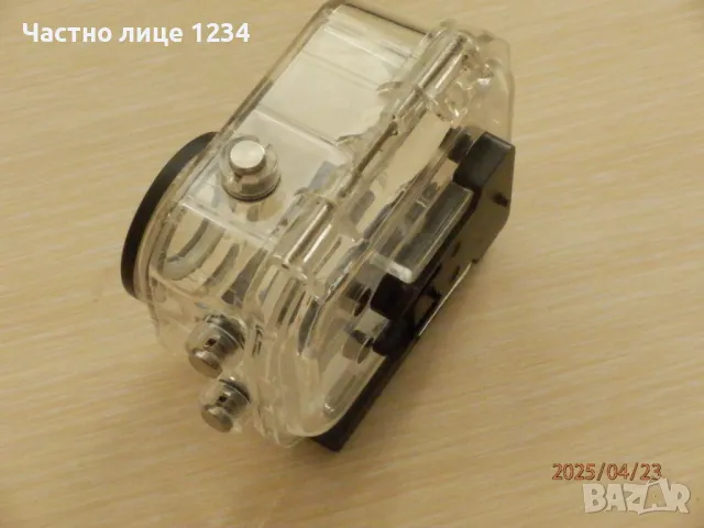 Водоустойчив кейс за екшън камера със свързване чрез щипка или към трипод, снимка 5 - Чанти, стативи, аксесоари - 50019906