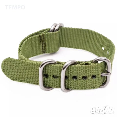 КАИШКА ZULU ЗЕЛЕНА- 20мм + ПОДАРЪК