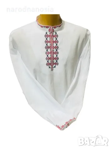 МЪЖКА РИЗА С БРОДИРАНА ШЕВИЦА - Модел 20