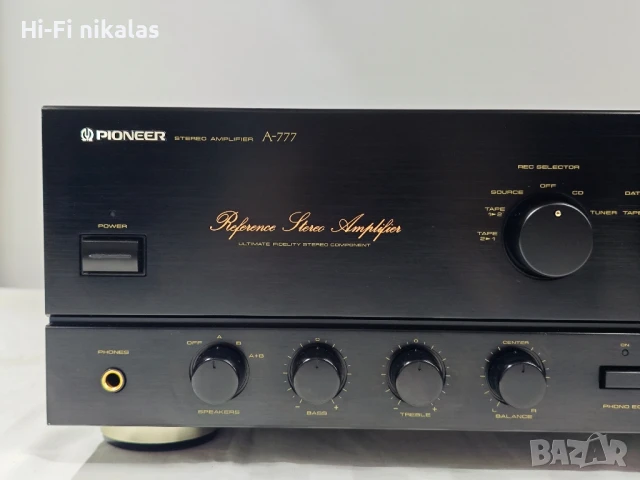 стерео усилвател Hi-Fi PIONEER A-777, снимка 2 - Ресийвъри, усилватели, смесителни пултове - 51049313