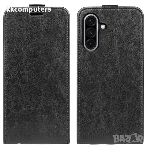 Samsung Galaxy A36 5G / A56 5G Flip3 Кожен Калъф и Скрийн Протектор, снимка 2 - Калъфи, кейсове - 50789854