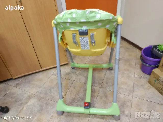 Детско столче за хранене Peg Perego Prima Pappa (My Friends Verde), снимка 5 - Столчета за хранене - 56144825