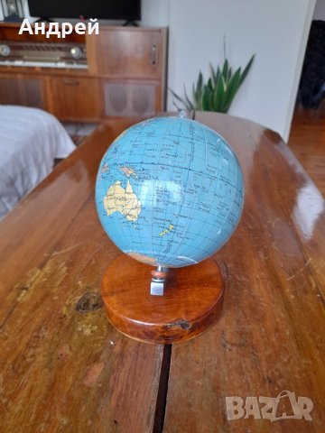 Стар глобус #4, снимка 2 - Антикварни и старинни предмети - 41828032