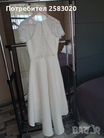 Бяла рокля, снимка 2 - Рокли - 41792844