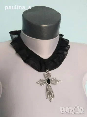 Шест броя / Колие тип чокър, различни модели и цени , снимка 15 - Колиета, медальони, синджири - 38833808