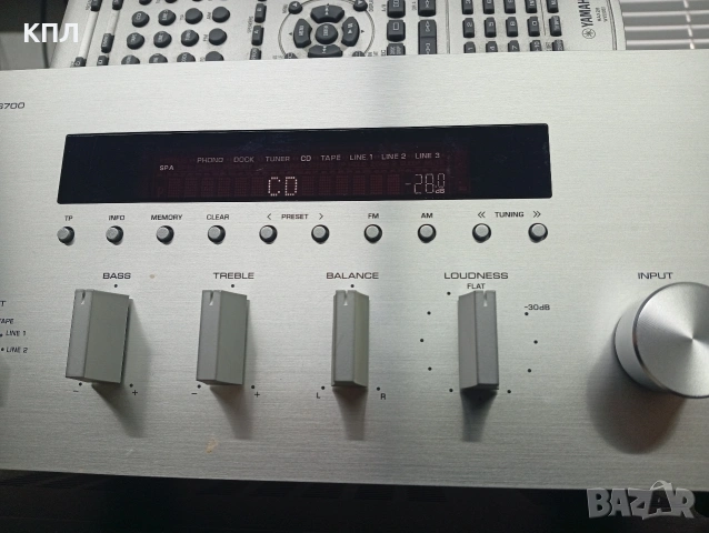 Стерео ресивър YAMAHA R-S 700, снимка 4 - Ресийвъри, усилватели, смесителни пултове - 53380262