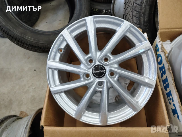 2бр.НОВИ АЛУМИНИЕВИ ДЖАНТИ 16ки BORBET 5x112 7j et52 за VW, снимка 2 - Гуми и джанти - 51239745