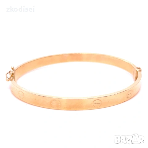 Златна дамска гривна Cartier 7,94гр. 14кр. проба:585 модел:36212-4, снимка 2 - Гривни - 53807539