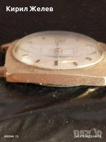 Стар механичен часовник TIMEX рядък ПОЗЛАТЕН за КОЛЕКЦИЯ 33906, снимка 3 - Антикварни и старинни предмети - 51724166