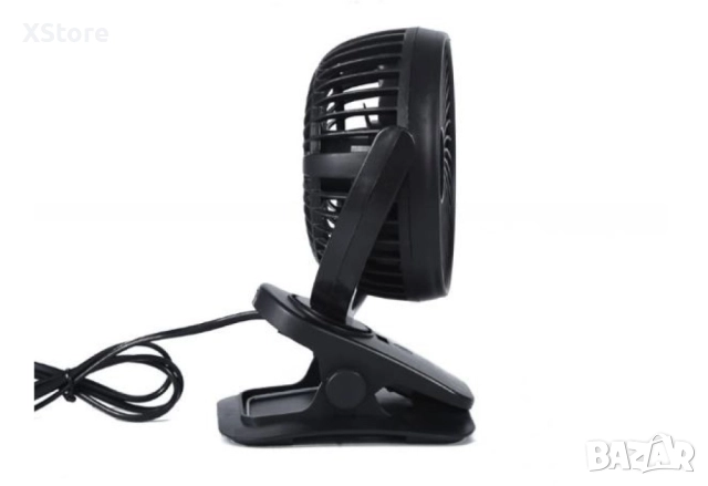 Мини портативен вентилатор със стойка за кола или бюро, снимка 4 - Аксесоари и консумативи - 52483262