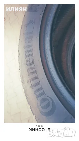 4бр летни гуми 215 55 18 Continental 5мм грайфер 2021г, снимка 7 - Гуми и джанти - 55841543