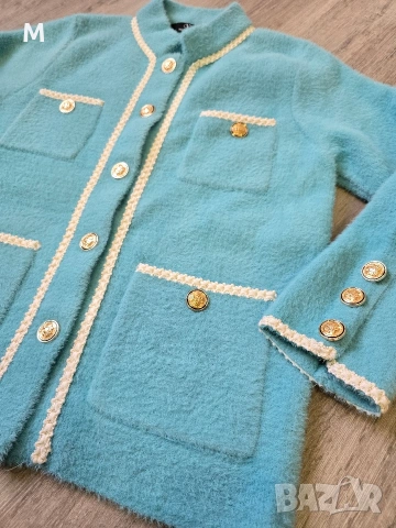 НОВА луксозна жилетка VALENTINO от вълна и ангора на намаление , снимка 2 - Жилетки - 53428674