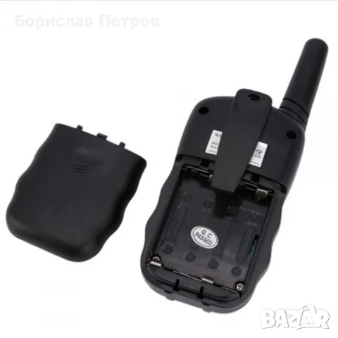 Уоки токи с голям обхват от 3км - вграден фенер / Цвят: Черен / Количество: 1 комплект, снимка 6 - Други - 55754787