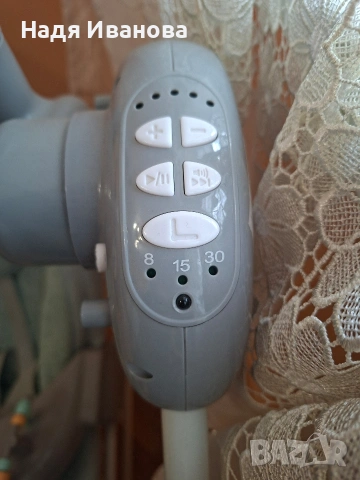 Електрическа бебешка люлка, снимка 3 - Други - 53094409