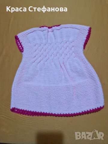 Ръчно плетени детски елек , снимка 3 - Други - 42379621