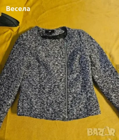 Лот сива рокля и сако букле H&M, снимка 7 - Рокли - 56155738