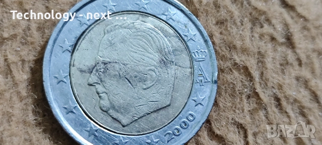 Дефектна монета 2€ Белгия, снимка 2 - Нумизматика и бонистика - 53250815