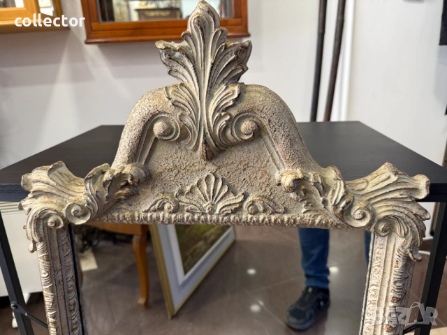 Декоративно стенно огледало в бароков стил. №7921, снимка 3 - Колекции - 53697426