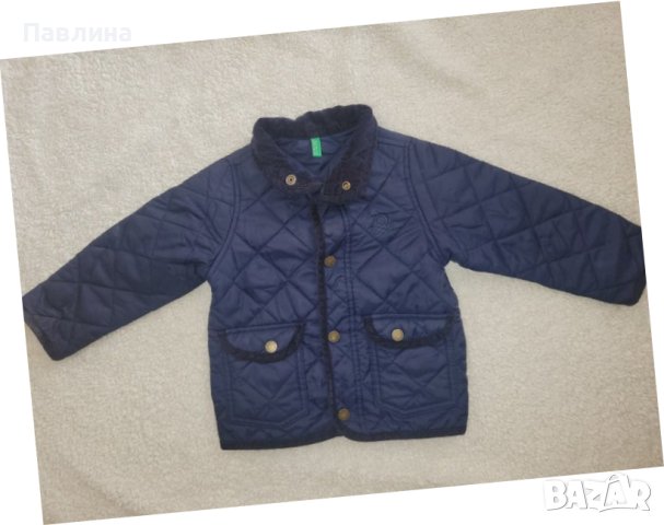 Бебешко пролетно-есенно якенце United Colors of Benetton - 1г