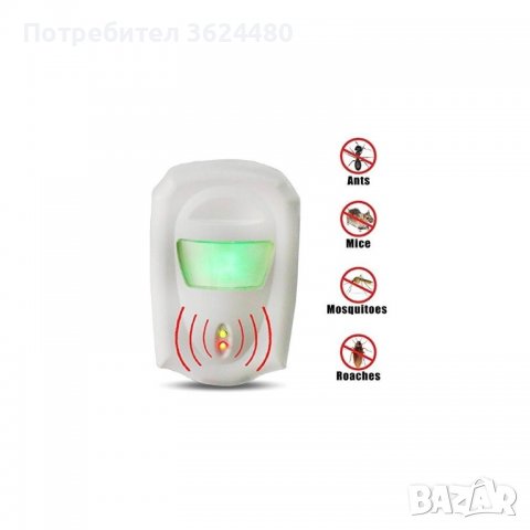 Устройство против вредители‎ Pest Repeller, Ултразвуков, снимка 2 - Други стоки за дома - 39932606