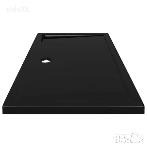 vidaXL Правоъгълно ABS душ корито, черно, 70x120 см, снимка 5 - Душ кабини и вани - 56146074