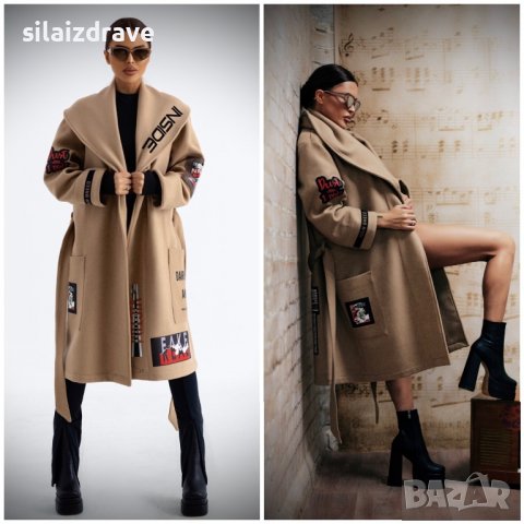 Дизайнерско палто, снимка 2 - Палта, манта - 38772535