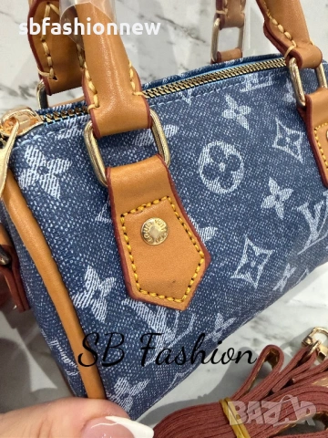 Louis Vuitton мини в синьо / дънкова, снимка 3 - Чанти - 53081386