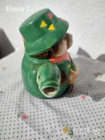 Чайник за колекционери Видра-Рибар на Bob Hersey Danbury Mint, снимка 5 - Други - 53570157