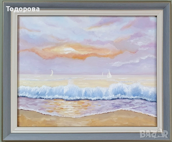 Августовско утро - маслени бои