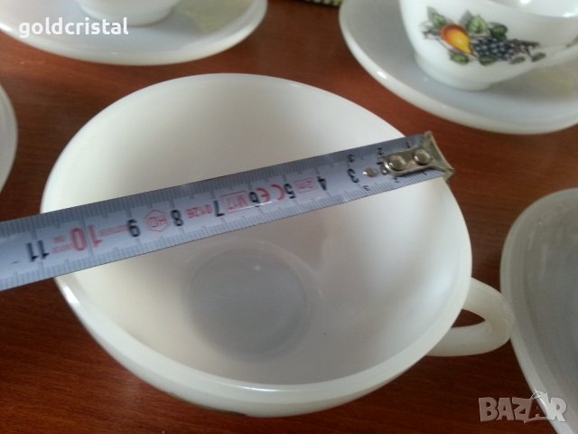 Френски аркопал , снимка 3 - Антикварни и старинни предмети - 42224942