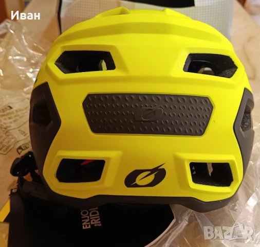 НОВА Вело каска O'NEAL TRAILFINDER SPLIT NEON YELLOW, снимка 4 - Спортна екипировка - 50662809