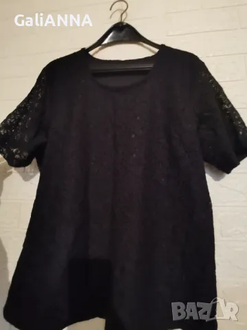 ДАНТЕЛЕНА ЕЛЕГАНТНА БЛУЗА 2XL, снимка 3 - Туники - 48571781