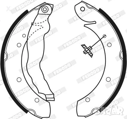 FSB447 FERODO ЗАДНИ ЧЕЛЮСТИ BMW 3 (E36) 316 318 / 1990-2000 / OE 34219067127 OE 34211160504         