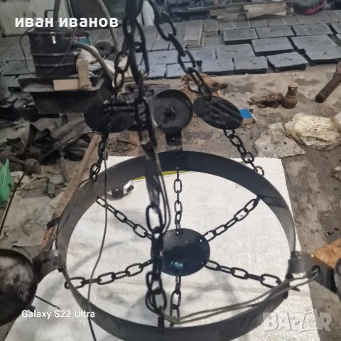 Полюлеи   Механа, снимка 3 - Антикварни и старинни предмети - 47484331