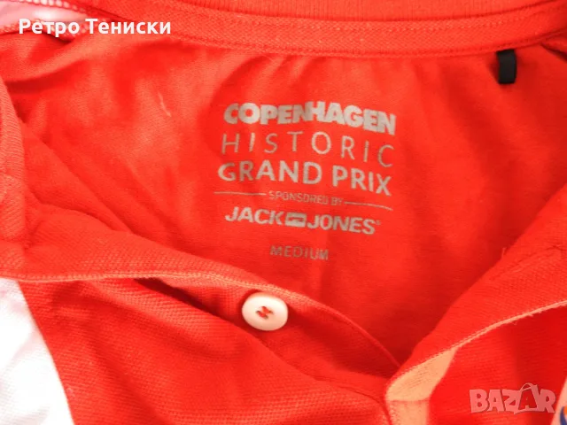 Тениска JACK & JONES — Мъже размер M Червено, снимка 3 - Тениски - 56319749