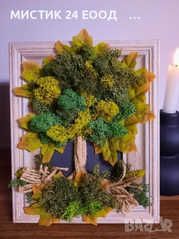 Картина Дървото на Живота със Скандинавски мъх 